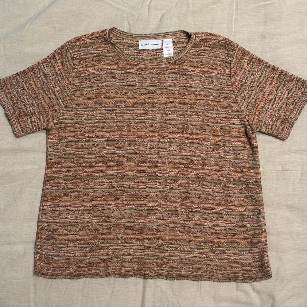 Alfred Dunner Jacquard Knit Top, XL